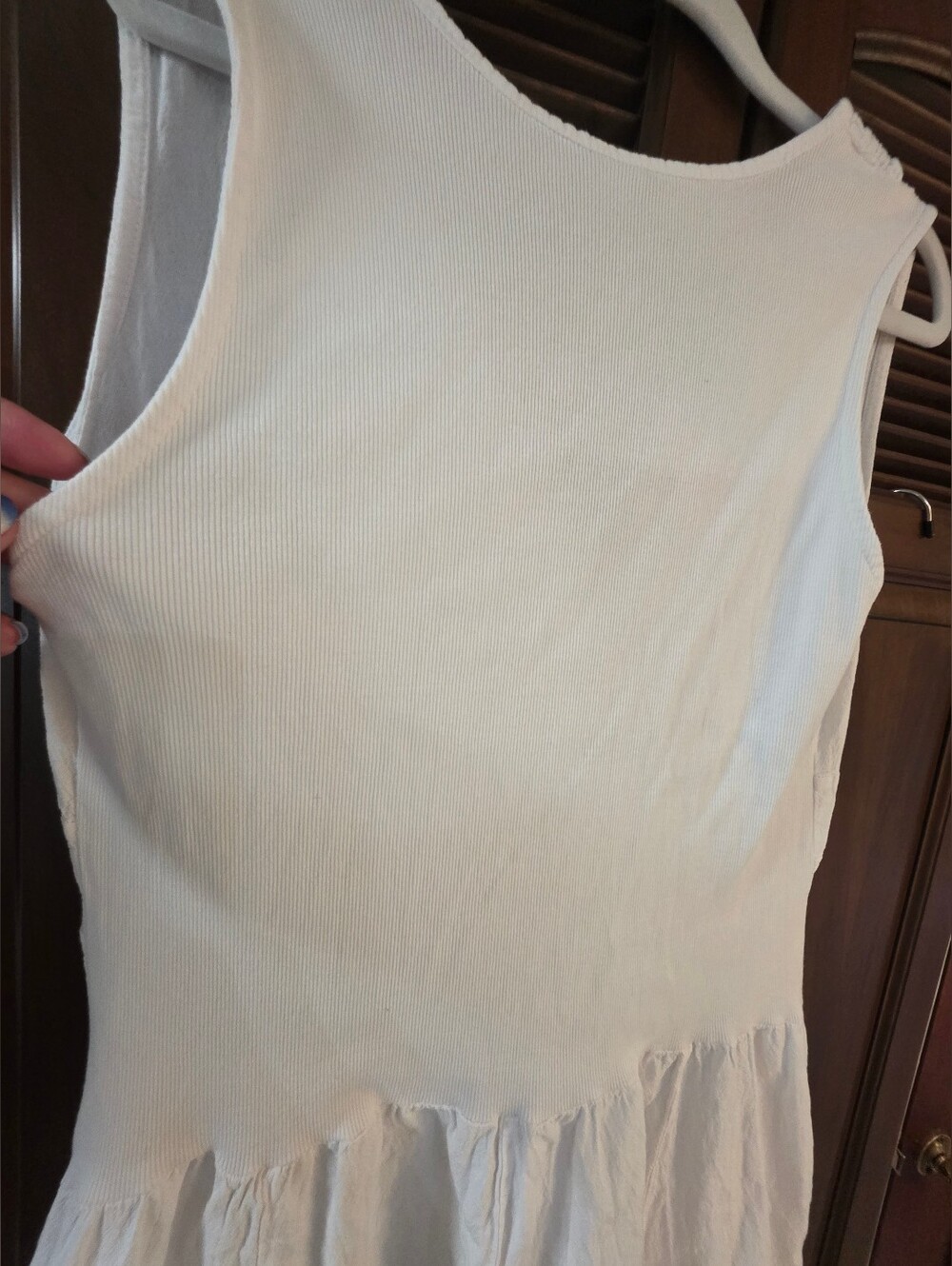 Blanco By Nature White Cotton Summer Dress XL - Picture 6 of 7